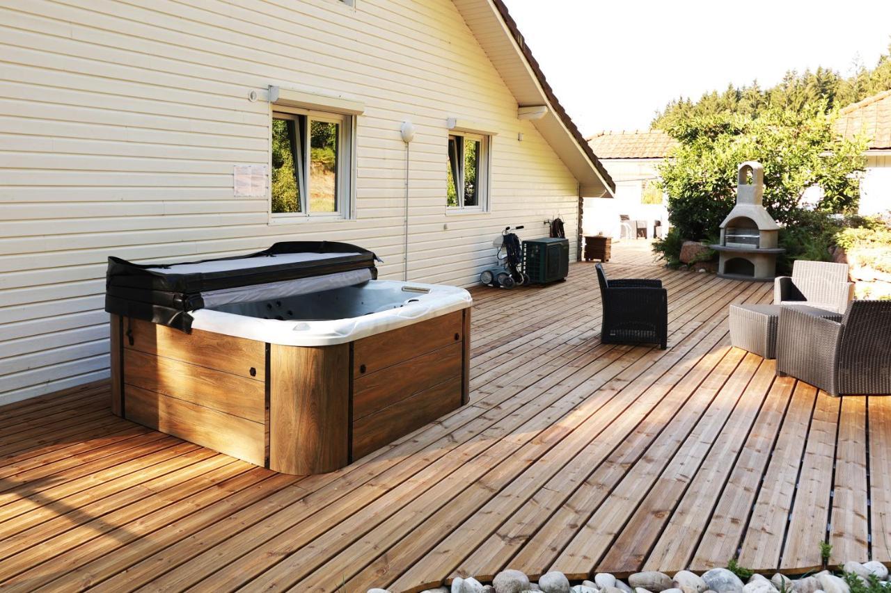 Le Chalet Blanc - Jacuzzi / Piscine / Sauna Gérardmer Eksteriør billede