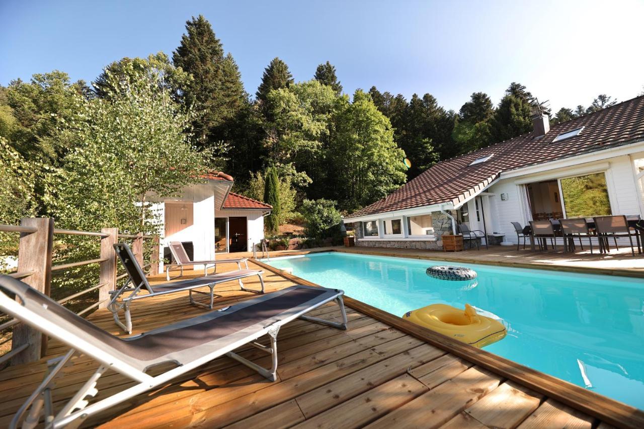 Le Chalet Blanc - Jacuzzi / Piscine / Sauna Gérardmer Eksteriør billede
